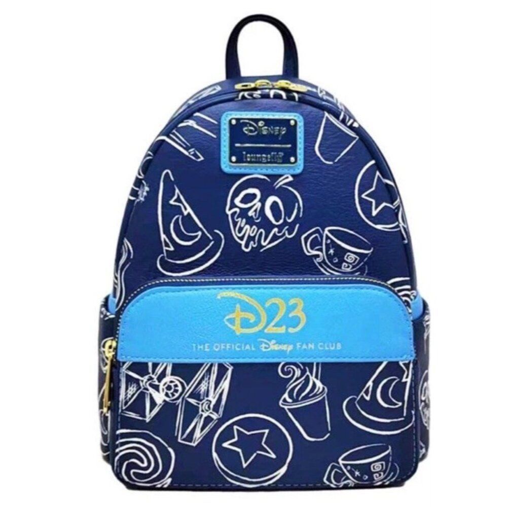 Disney Employee Center DEC D23 Gold Member Exclusive Loungefly Mini Backpack NWT